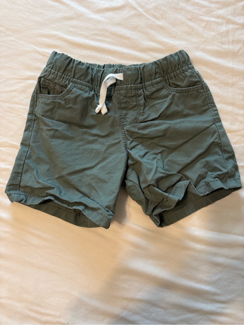 Carter's Olive Green and Navy Blue Pull-On Shorts Set - Picture 7 of 10